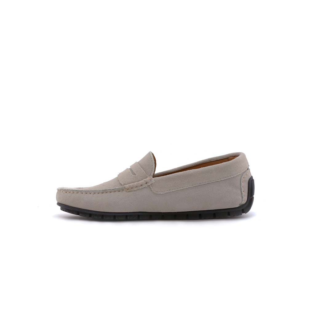 Club Style Mocassino Car Shoe Camoscio Beige